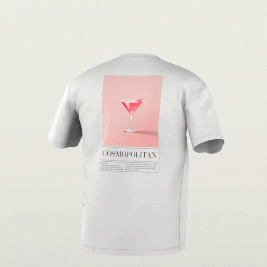 T-shirt cosmopolitan Van'ART