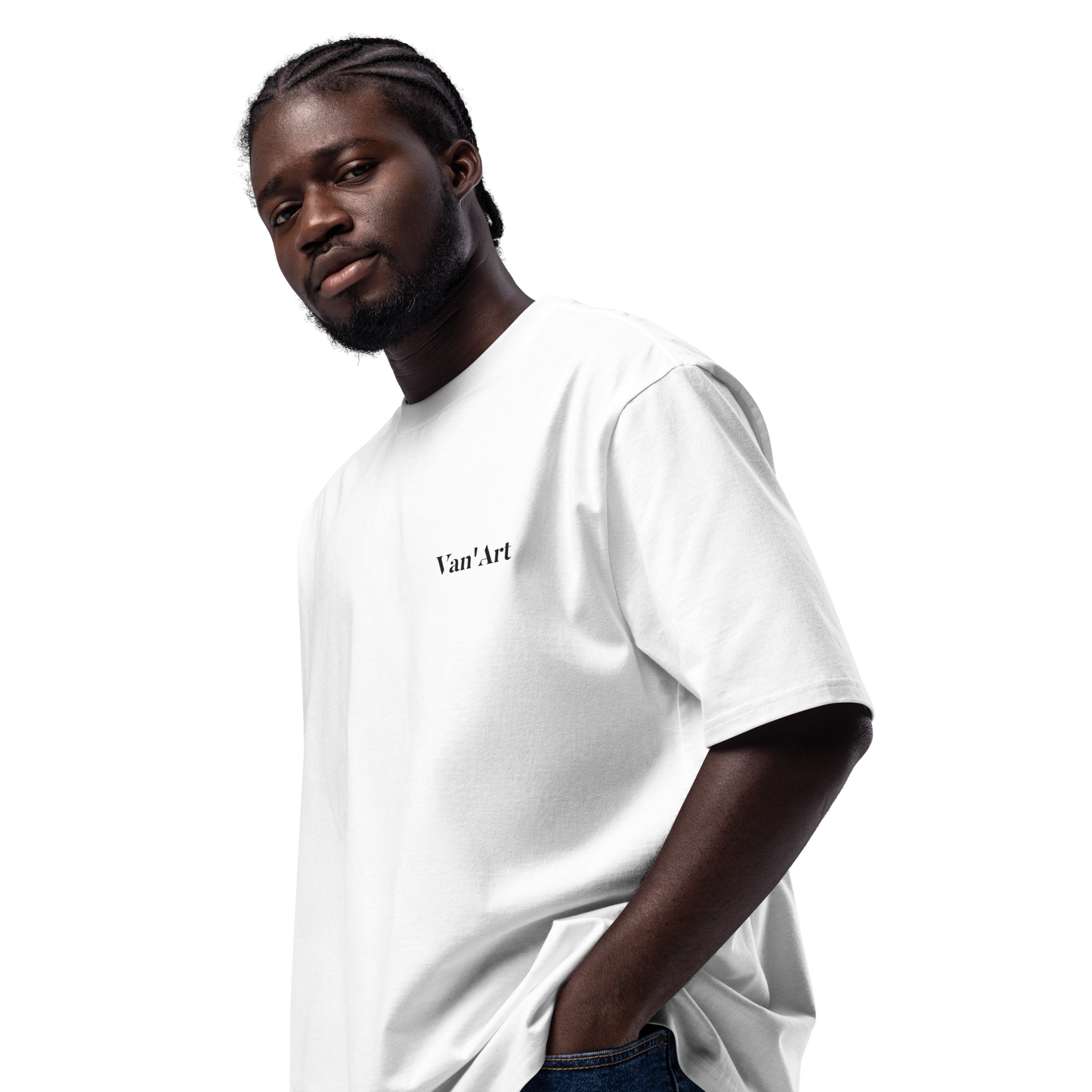 T-shirt Oversize More Amor Bleu