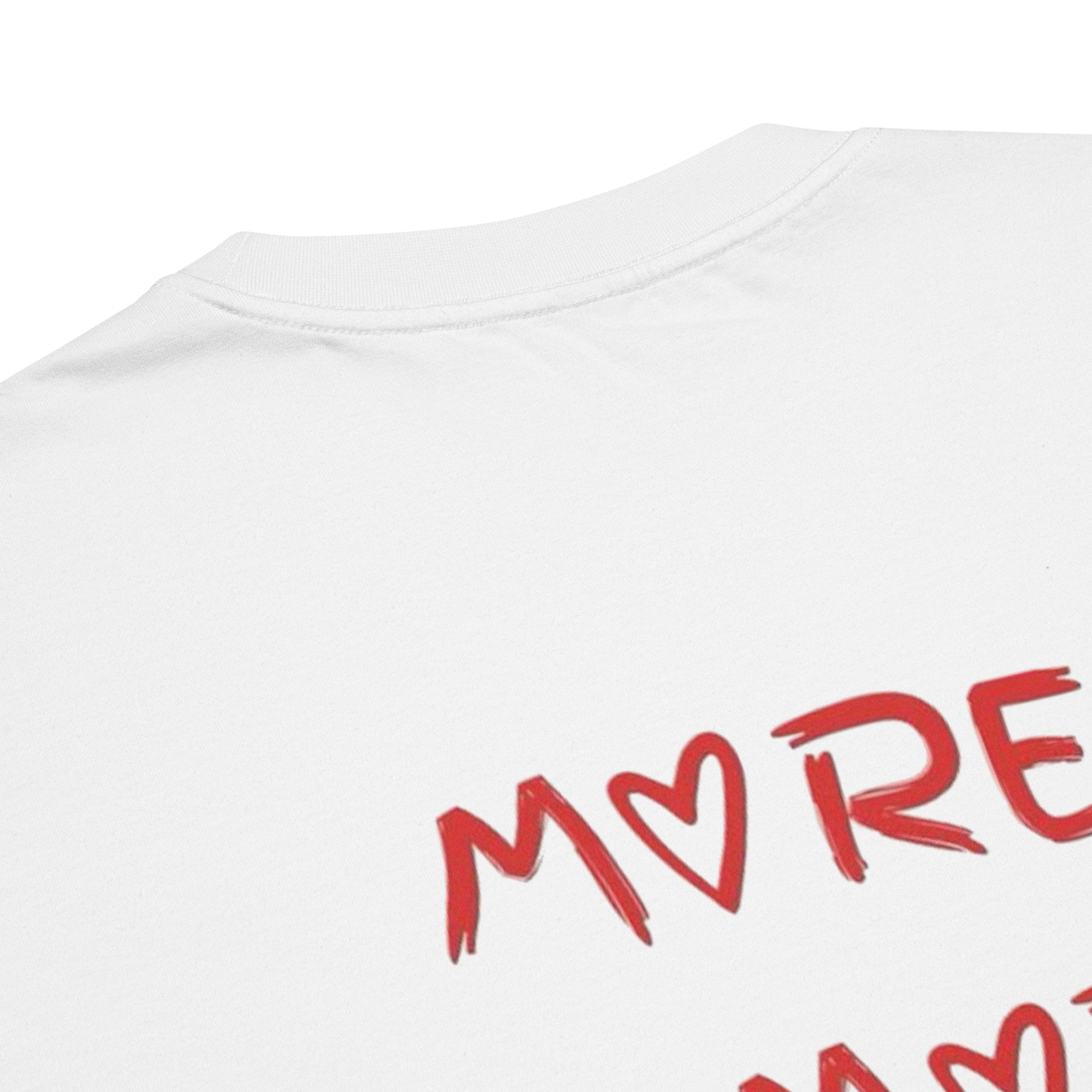 T-shirt More Amor oversized