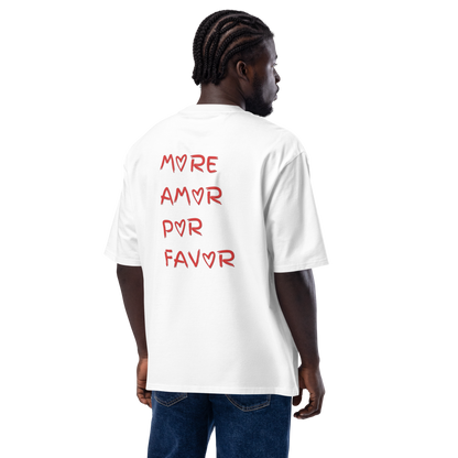 T-shirt More Amor oversized
